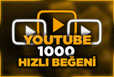 HIZLI | 1000 BEĞENİ YOUTUBE | GARANTİLİ