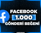 ⭐️[HIZLI]⭐️ 1.000 Gönderi Beğeni | Facebook