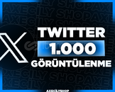 ⭐️[HIZLI]⭐️ 1.000 Görüntülenme | Twitter (X)