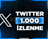 ⭐️[HIZLI]⭐️ 1.000 İzlenme | Twitter (X)