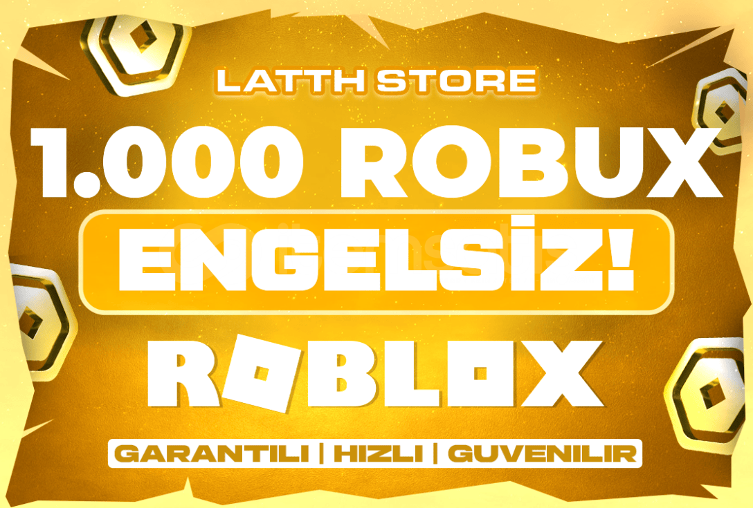 ⚡HIZLI | 1000 Robux - ENGELSİZ⚡ ⚡HIZLI | 1000 Robux - ENGELSİZ⚡