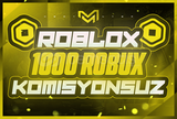 ⭐[HIZLI] 1000 ROBUX KOMİSYONSUZ⭐