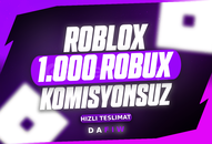 ⭐[HIZLI] 1000 ROBUX KOMİSYONSUZ⭐
