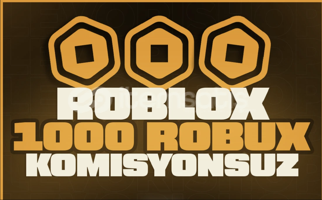 HIZLI | 1000 Robux - KOMİSYONSUZ HIZLI | 1000 Robux - KOMİSYONSUZ