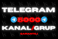 ⭐HIZLI⭐5.000 TELEGRAM KANAL/GRUP ÜYE