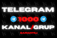 ⭐HIZLI⭐1.000 TELEGRAM KANAL/GRUP ÜYE