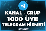HIZLI ⭐ 1000 TELEGRAM ÜYE - KANAL - GRUP 