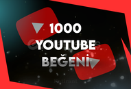 ✨ [HIZLI] 1000 YOUTUBE BEĞENİ ✨