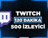 ⭐️[HIZLI]⭐️ 120 Dakika 500 İzleyici | Twitch
