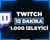 ⭐️[HIZLI]⭐️ 15 Dakika 1.000 İzleyici | Twitch