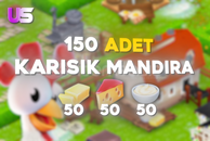 ⭐[HIZLI] 150 ADET KARIŞIK MANDIRA