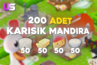 ⭐[HIZLI] 200 ADET KARIŞIK MANDIRA