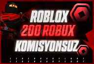 ⭐ HIZLI | 200 Robux - KOMİSYONSUZ ⭐ | Süper Hızlı Teslimat