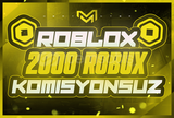 ⭐[HIZLI] 2000 ROBUX KOMİSYONSUZ⭐