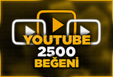 [HIZLI] 2500 BEĞENİ YOUTUBE