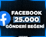 ⭐️[HIZLI]⭐️ 25.000 Gönderi Beğeni | Facebook