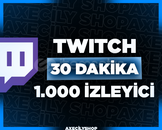 ⭐️[HIZLI]⭐️ 30 Dakika 1.000 İzleyici | Twitch