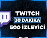 ⭐️[HIZLI]⭐️ 30 Dakika 500 İzleyici | Twitch