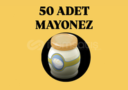 [HIZLI] 50 ADET MAYONEZ 