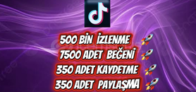 ANINDA 500 BİN paket