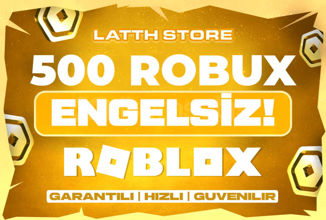 ⚡HIZLI | 500 Robux - ENGELSİZ⚡ ⚡HIZLI | 500 Robux - ENGELSİZ⚡