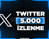 ⭐️[HIZLI]⭐️ 5.000 İzlenme | Twitter (X)