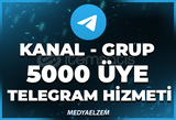  HIZLI ⭐ 5000 TELEGRAM ÜYE - KANAL - GRUP 