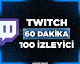 ⭐️[HIZLI]⭐️ 60 Dakika 100 İzleyici | Twitch