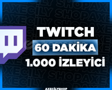 ⭐️[HIZLI]⭐️ 60 Dakika 1.000 İzleyici | Twitch