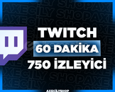 ⭐️[HIZLI]⭐️ 60 Dakika 750 İzleyici | Twitch