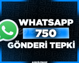 ⭐️[HIZLI]⭐️ 750 Gönderi Tepki | WhatsApp