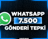 ⭐️[HIZLI]⭐️ 7.500 Gönderi Tepki | WhatsApp