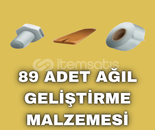[HIZLI] 89 ADET AĞIL MALZEMESİ