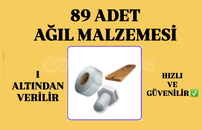 [HIZLI] 89 ADET AĞIL MALZEMESİ 