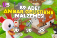 ⭐️[HIZLI] 89 ADET AMBAR GELİŞTİRME MALZEMESİ