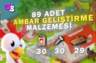 ⭐️[HIZLI] 89 ADET AMBAR GELİŞTİRME MALZEMESİ