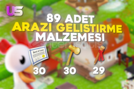 ⭐[HIZLI] 89 ADET ARAZİ GENİŞLETME MALZEMESİ