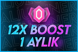 ⚡「HIZLI/BOTSUZ」| 1 AYLIK 12X BOOST | ⚡