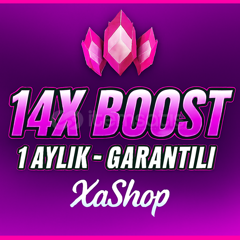 ⚡️HIZLI+BOTSUZ⚡️ 1 AYLIK 14x SERVER BOOST ⚡️HIZLI+BOTSUZ⚡️ 1 AYLIK 14x SERVER BOOST