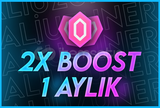 ⚡「HIZLI/BOTSUZ」| 1 AYLIK 2X BOOST | ⚡