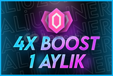 ⚡「HIZLI/BOTSUZ」| 1 AYLIK 4X BOOST | ⚡