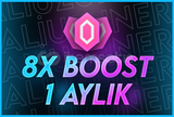 ⚡「HIZLI/BOTSUZ」| 1 AYLIK 8X BOOST | ⚡