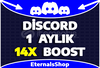 ⭐HIZLI-BOTSUZ | 1 Aylık Discord 14x Boost⭐