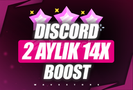✨(HIZLI+BOTSUZ)2 Aylık 14x Boost ✨