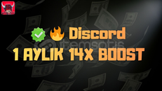 [HIZLI] Discord 1 Aylık 14X Boost 