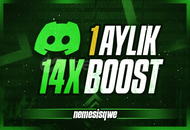 ⚡HIZLI | DİSCORD 1 AYLIK 14X BOOST⚡