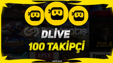 [HIZLI] DLİVE 100 TAKİPÇİ 