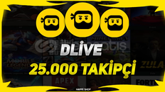 [HIZLI] DLİVE 20000 TAKİPÇİ