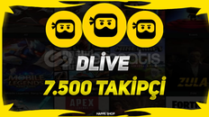 [HIZLI] DLİVE 7500 TAKİPÇİ