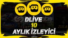 [HIZLI] DLİVE AYLIK 10 İZLEYİCİ